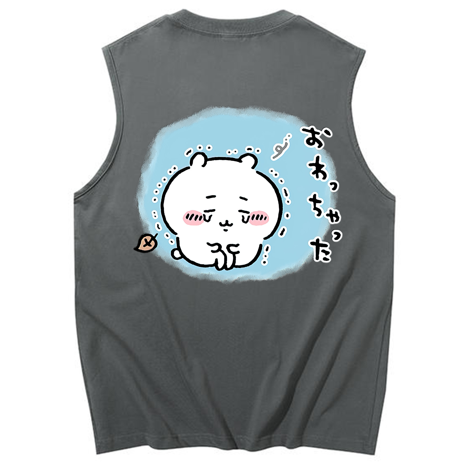 （画像用） ちいかわ ちいかわ Chii-kawa chiikawa コットン100％タンクトップ（背面プリント）